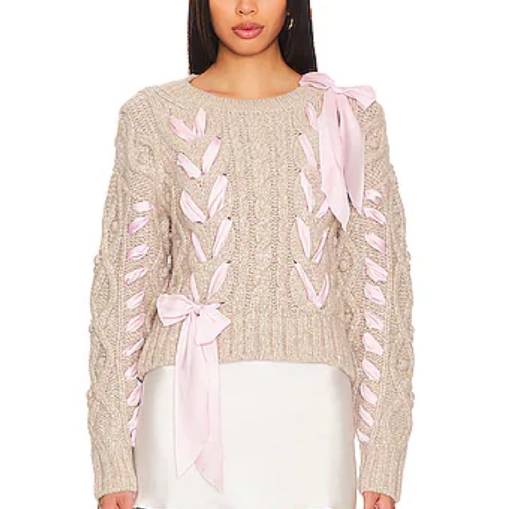 Parson Pullover In Oat Loveshackfancy - image 1